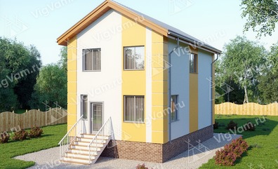???хэтажный дом из керамических блоков VK290 "Окленд"