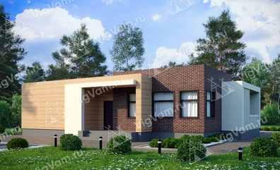 Каркасный дом с 3 спальнями V255 "Фресно" строительство в Можайске