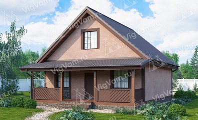 Дом из газобетона с 3 спальнями VG116 "Ридгевуд" строительство в Пущино