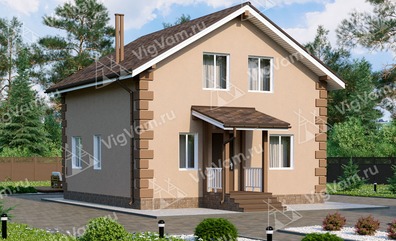 Дом из газобетона VG020 "Эшвилл" строительство в Богородском