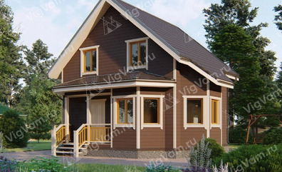 Дом из керамоблока VK532 "Шавиниган" c 4 спальнями в кредит/ипотеку