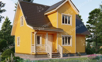 Дом из керамоблока VK530 "Сагеней" c 5 спальнями в кредит/ипотеку