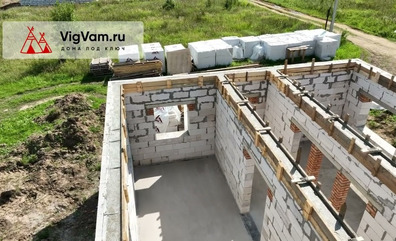 Строительство небольшого дома из газобетона в Подмосковье