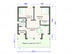 Планировка одноэтажного каркасного дома "Касл-Рок 3"